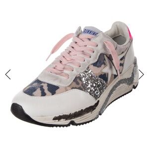 Golden Goose Women's Sneakers in Pink and Silver